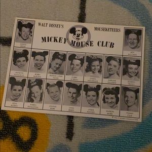 Reproduced vintage Mickey Mouse clubhouse postcard